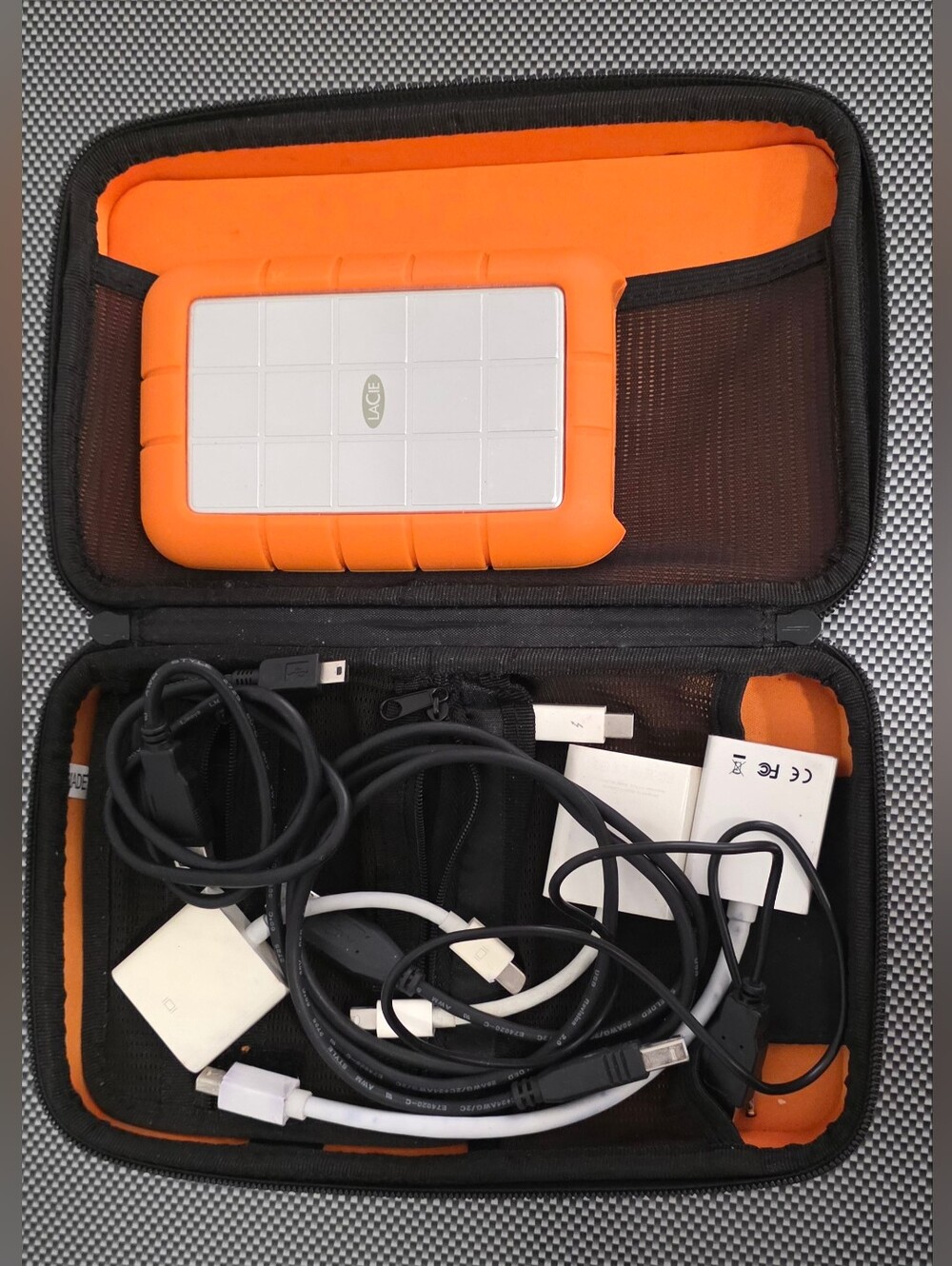 LaCie Rugged 1TB External Hard Drive FireWire 800 FW800 USB 2.0 Neil Poulton...